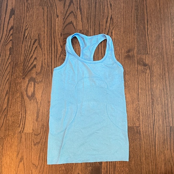 Blue Lululemon Swiftly Tank - Picture 4 of 4